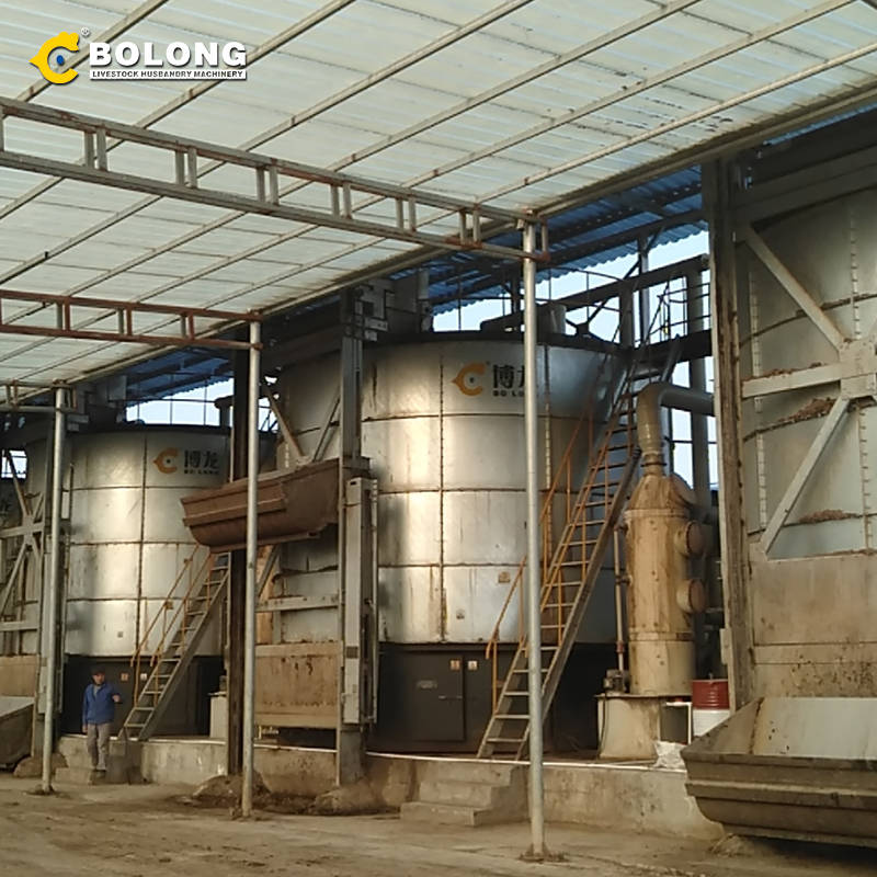 quite-running chicken manure fermentation tank